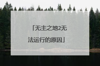 无主之地2无法运行的原因