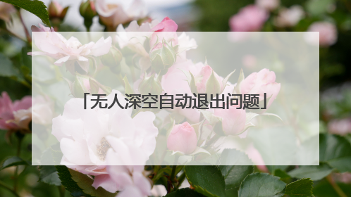 无人深空自动退出问题