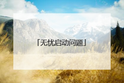 无忧启动问题