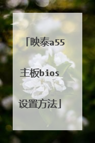 映泰a55主板bios设置方法
