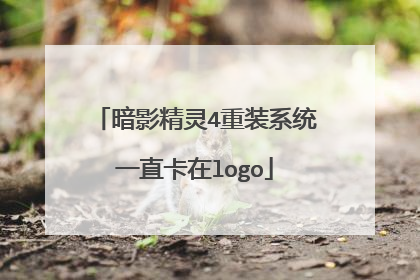暗影精灵4重装系统一直卡在logo