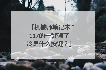 机械师笔记本f117的一键强了冷是什么按键?
