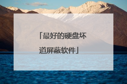 最好的硬盘坏道屏蔽软件