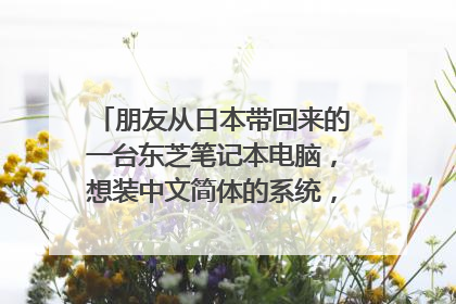 朋友从日本带回来的一台东芝笔记本电脑,想装中文简体的系统,我usb选择启动项后,还是无法进入pe