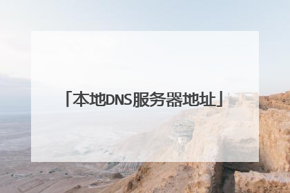 本地DNS服务器地址