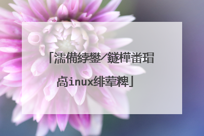 濡備綍鐢╱鐩樺畨瑁卨inux绯荤粺