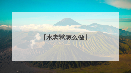水老鳖怎么做