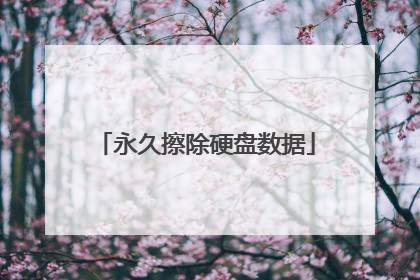 永久擦除硬盘数据