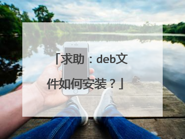 求助:deb文件如何安装?