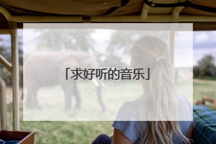 求好听的音乐