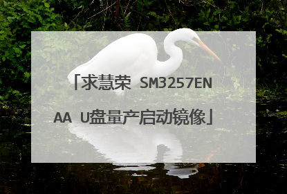 求慧荣 SM3257ENAA U盘量产启动镜像