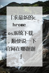 求最新的chrome os系统下载,顺便说一下官网在哪谢谢