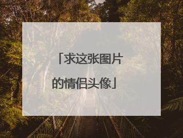 求这张图片的情侣头像