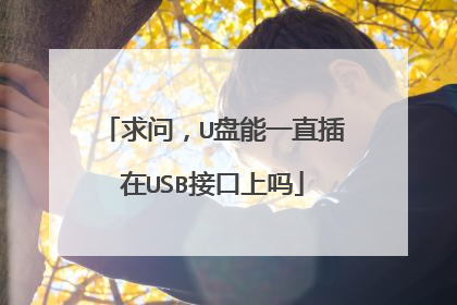求问,U盘能一直插在USB接口上吗
