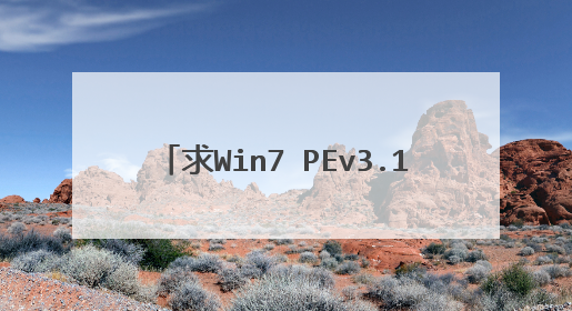 求Win7 PEv3.1.2011.04 永藏完美终结版或着WIN7 PE3.1 2010.10.13 永藏完美网络修正版 115的链接就不要了