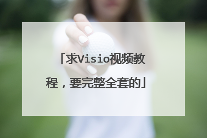 求Visio视频教程,要完整全套的