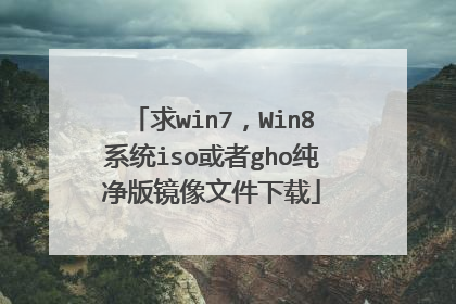 求win7,Win8系统iso或者gho纯净版镜像文件下载