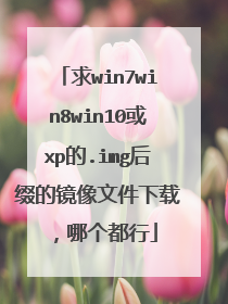 求win7win8win10或xp的.img后缀的镜像文件下载,哪个都行