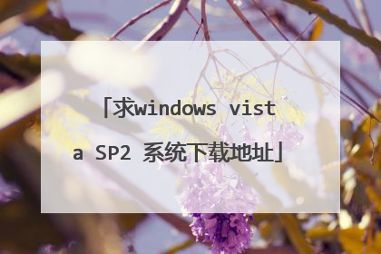 求windows vista SP2 系统下载地址