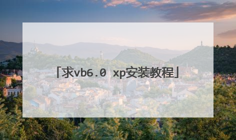 求vb6.0 xp安装教程