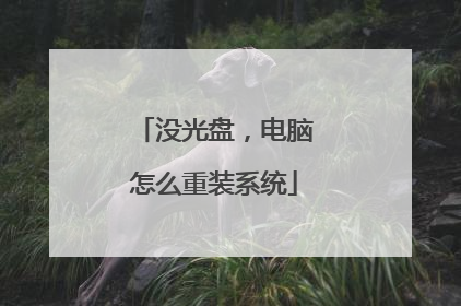 没光盘,电脑怎么重装系统
