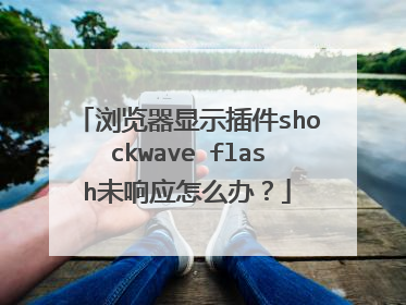 浏览器显示插件shockwave flash未响应怎么办?