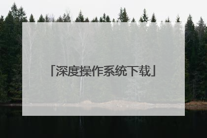 深度操作系统下载