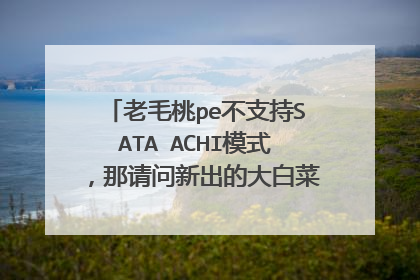 老毛桃pe不支持SATA ACHI模式，那请问新出的大白菜V1.8网络版支持这种模式吗?用老毛桃pe进入竟找不到硬盘