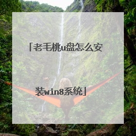 老毛桃u盘怎么安装win8系统