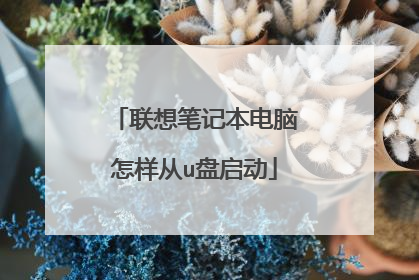 联想笔记本电脑怎样从u盘启动