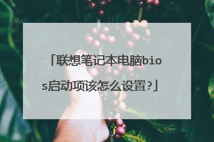 联想笔记本电脑bios启动项该怎么设置?