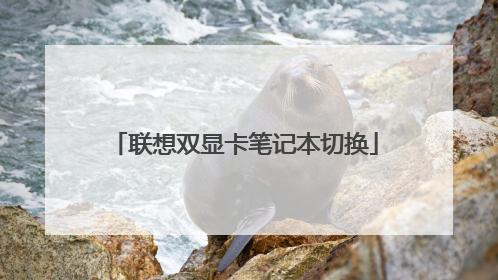 联想双显卡笔记本切换