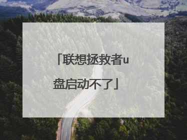 联想拯救者u盘启动不了