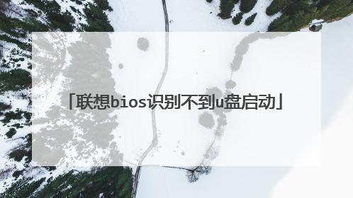 联想bios识别不到u盘启动