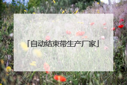 自动结束带生产厂家