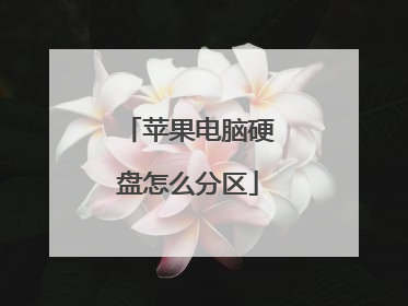 苹果电脑硬盘怎么分区