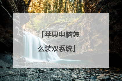 苹果电脑怎么装双系统