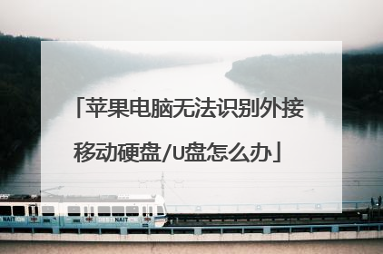 苹果电脑无法识别外接移动硬盘/U盘怎么办