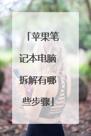 苹果笔记本电脑拆解有哪些步骤
