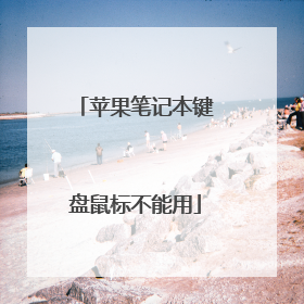 苹果笔记本键盘鼠标不能用