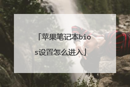 苹果笔记本bios设置怎么进入