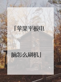 苹果平板电脑怎么刷机
