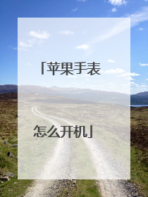 苹果手表怎么开机