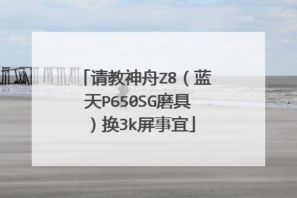 请教神舟Z8(蓝天P650SG磨具)换3k屏事宜
