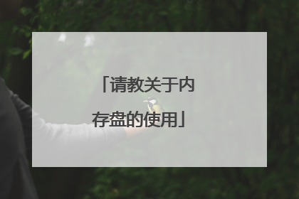请教关于内存盘的使用