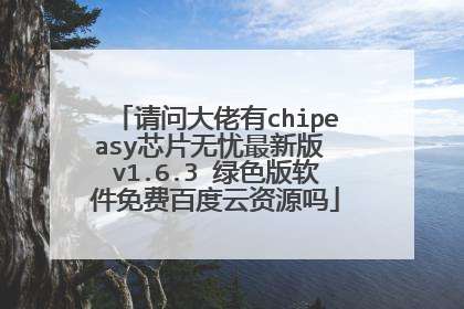请问大佬有chipeasy芯片无忧最新版 v1.6.3 绿色版软件免费百度云资源吗