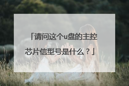 请问这个u盘的主控芯片信型号是什么?