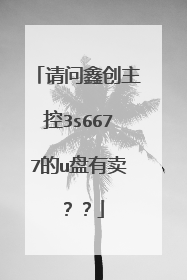 请问鑫创主控3s6677的u盘有卖??