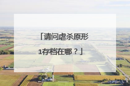 请问虐杀原形1存档在哪?