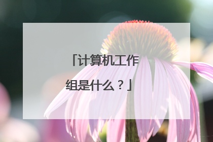 计算机工作组是什么?